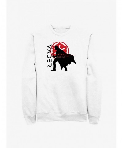 Flash Deal Star Wars Obi-Wan Vader Silhouette Sweatshirt $8.01 Sweatshirts