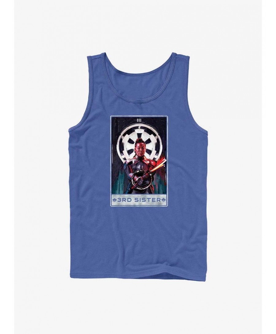 Crazy Deals Star Wars Obi-Wan Kenobi Sister Tarot Card Tank Top $6.45 Tops