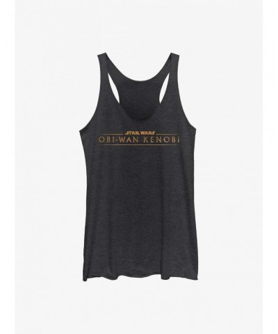 Best Deal Star Wars Obi-Wan Kenobi Gold Logo Girls Tank Top $8.34 Tops