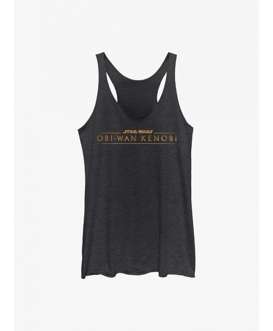 Best Deal Star Wars Obi-Wan Kenobi Gold Logo Girls Tank Top $8.34 Tops