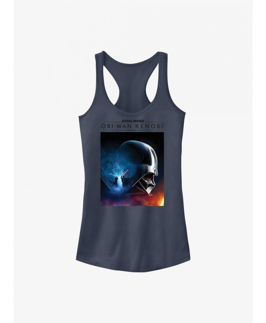 Pre-sale Discount Star Wars Obi-Wan Kenobi Galaxy Fight Girls Tank Top $5.58 Tops