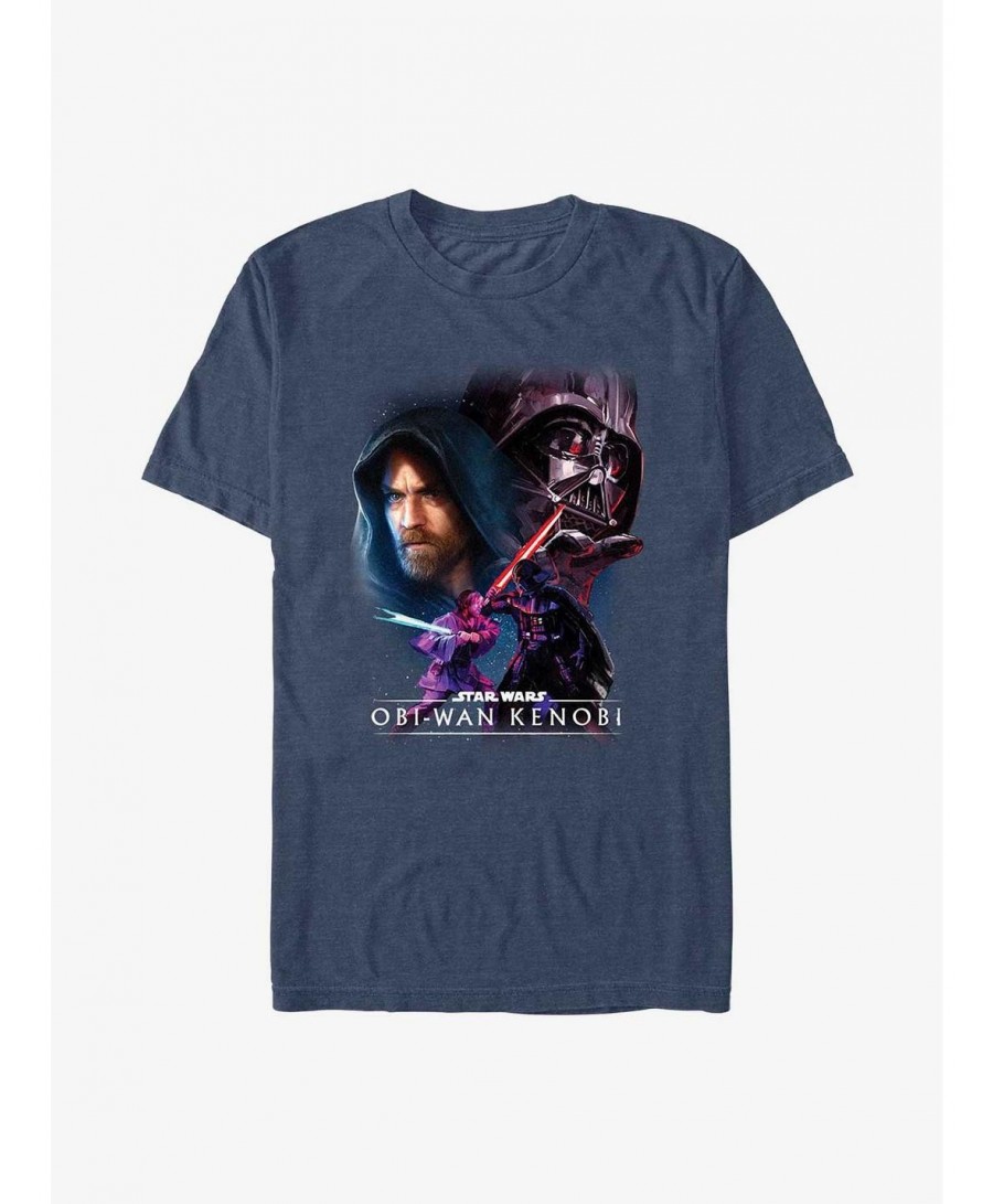 Discount Sale Star Wars Obi-Wan Big Face Off T-Shirt $6.02 T-Shirts