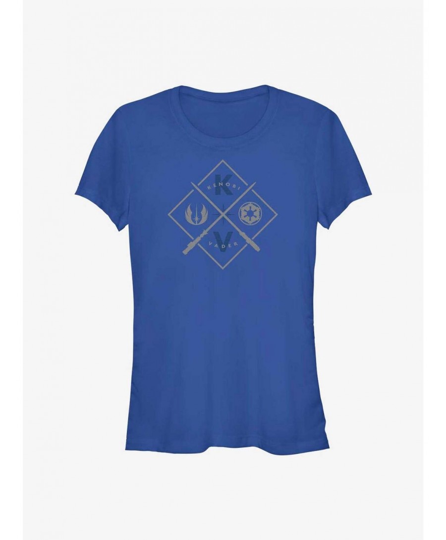 Unique Star Wars Obi-Wan Kenobi Resistance Empire Crest Girls T-Shirt $5.93 T-Shirts