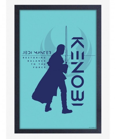 Best Deal Star Wars Obi-Wan Jedi Master Framed Wood Wall Art $9.46 Others