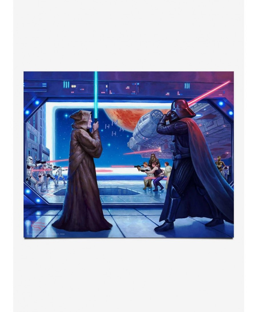 Fashion Star Wars Obi-Wan'S Final Battle Art Print $14.72 Others