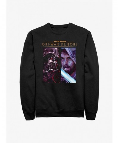 Bestselling Star Wars Obi-Wan Kenobi Panels Sweatshirt $10.59 Sweatshirts