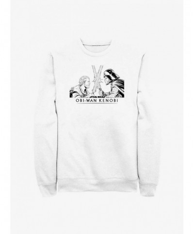 Flash Sale Star Wars Obi-Wan Clash Sweatshirt $12.66 Sweatshirts