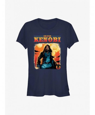 Limited-time Offer Star Wars Obi-Wan Kenobi Western Kenobi Girls T-Shirt $6.27 T-Shirts