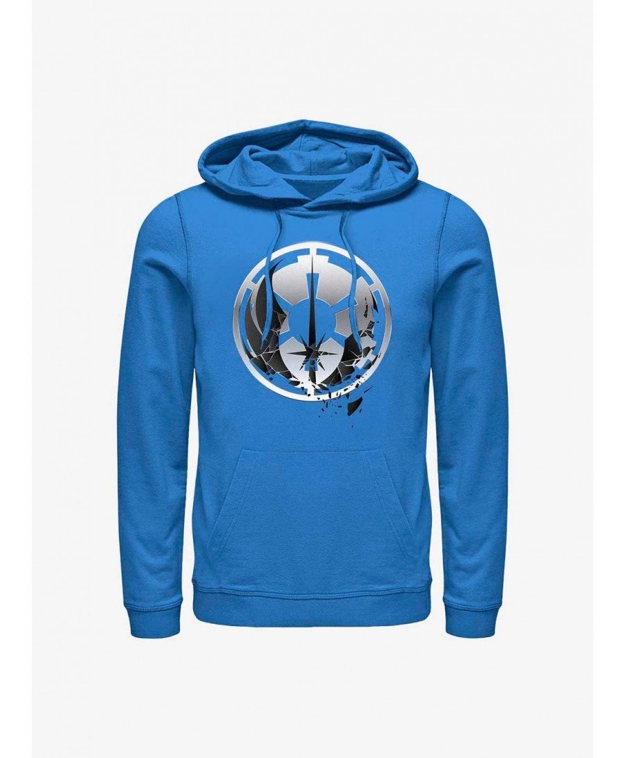 Limited-time Offer Star Wars Obi-Wan Jedi To Empire Logo Hoodie $15.40 Hoodies