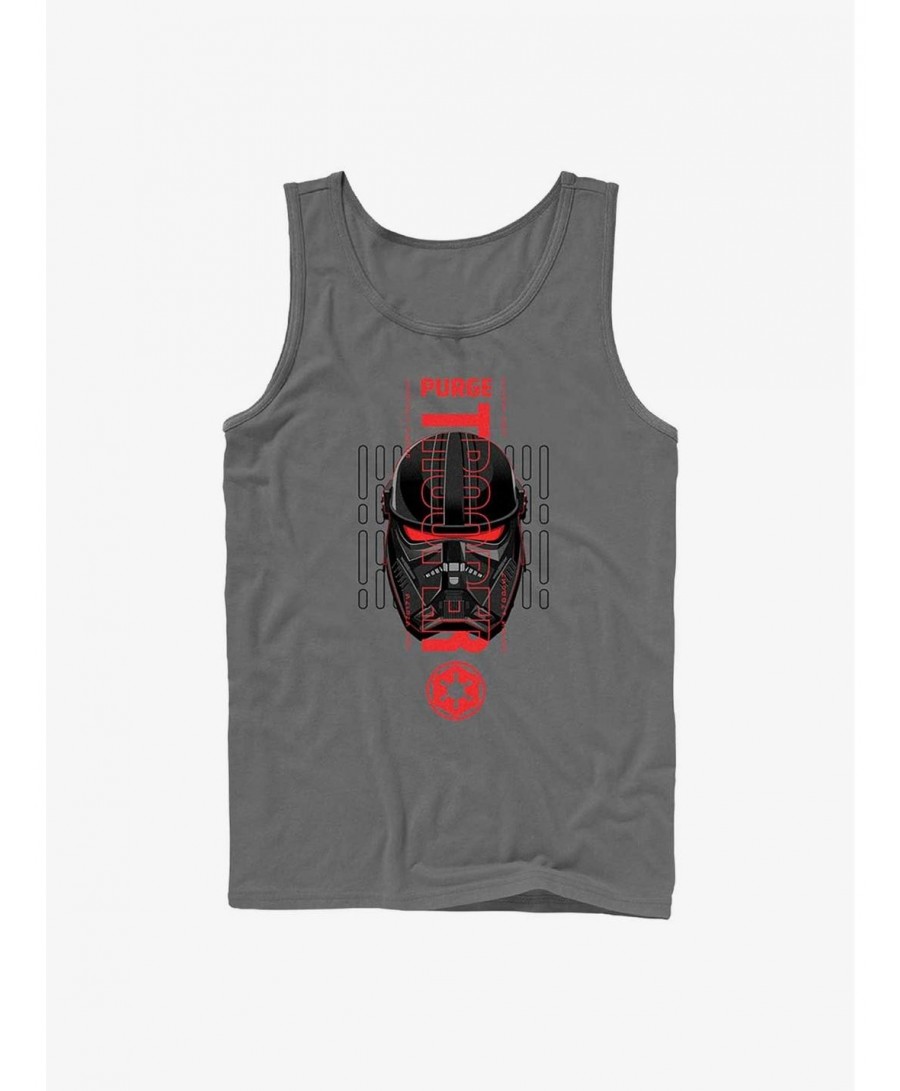 Hot Sale Star Wars Obi-Wan Kenobi Purge Trooper Head Tank Top $7.67 Tops