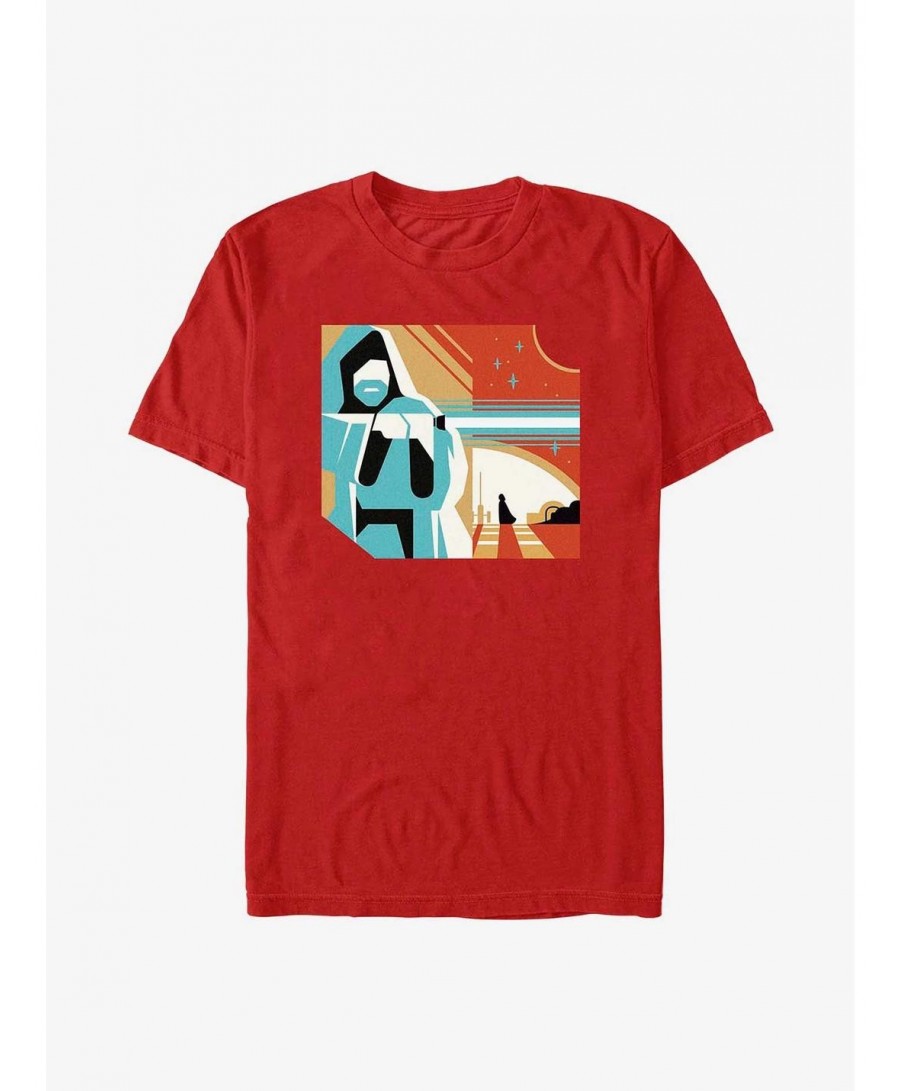 Discount Star Wars Obi-Wan Kenobi Geometric Obi-Wan T-Shirt $5.35 T-Shirts