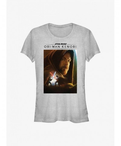 Flash Sale Star Wars Obi-Wan Kenobi Obi-Wan Poster Girls T-Shirt $7.32 T-Shirts