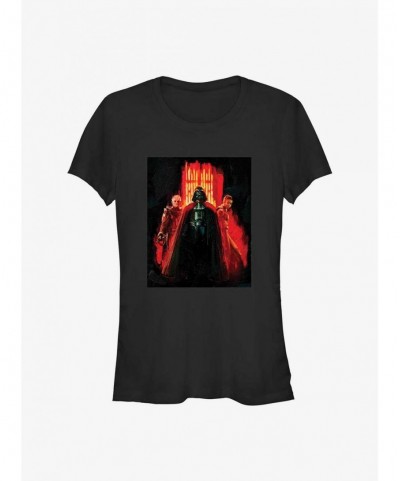 Value for Money Star Wars Obi-Wan Kenobi Vader Crew Painting Girls T-Shirt $7.49 T-Shirts