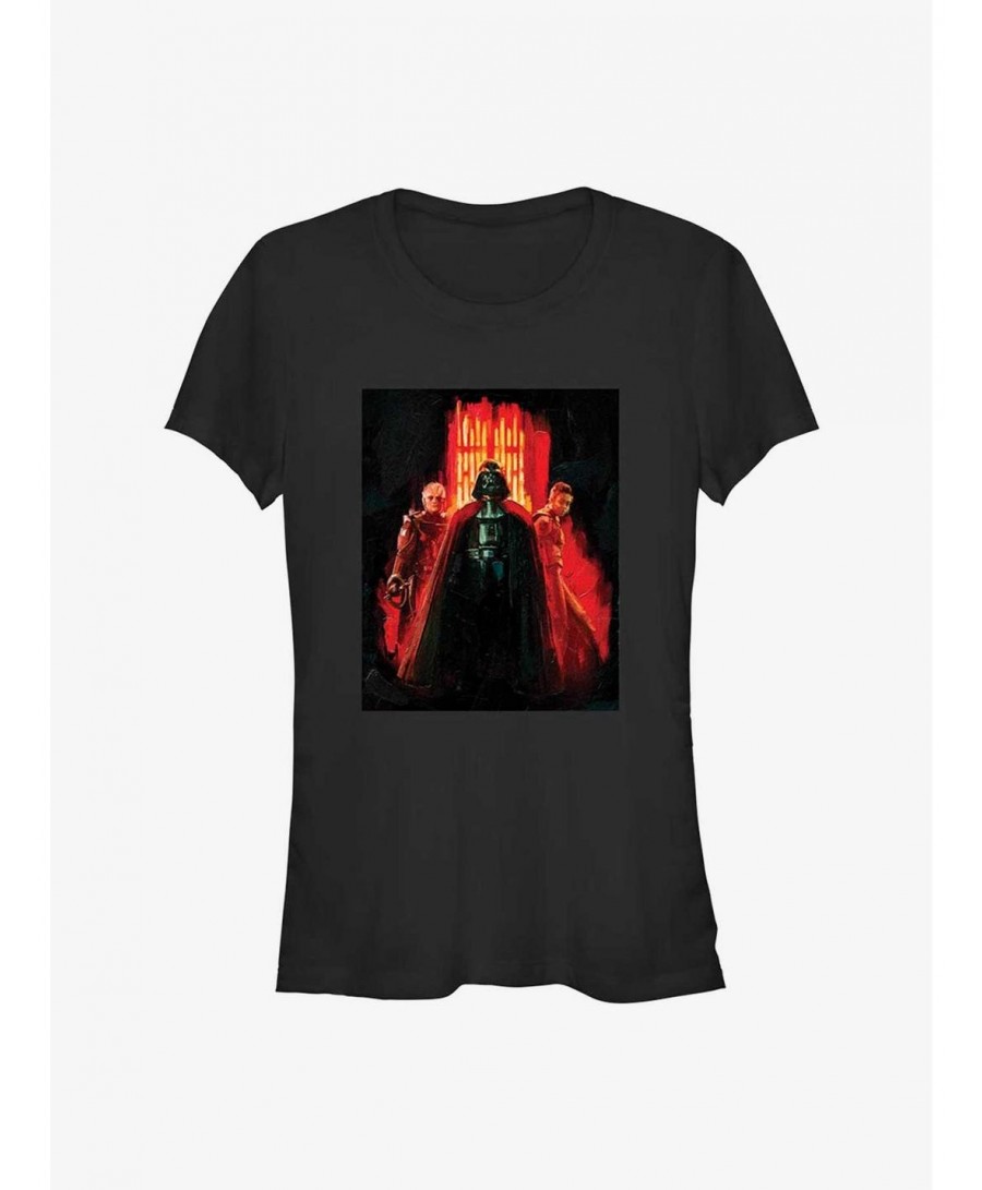 Value for Money Star Wars Obi-Wan Kenobi Vader Crew Painting Girls T-Shirt $7.49 T-Shirts