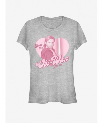 Flash Sale Star Wars You're The Obi-Wan For Me Valentine Girls T-Shirt $7.84 T-Shirts