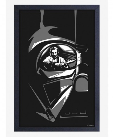 Unique Star Wars Obi-Wan Vader Sight Framed Wood Wall Art $10.46 Others