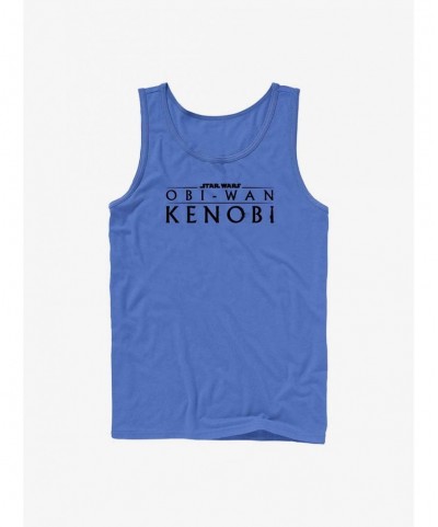 Limited Time Special Star Wars Obi-Wan Kenobi Logo Tank Top $6.97 Tops