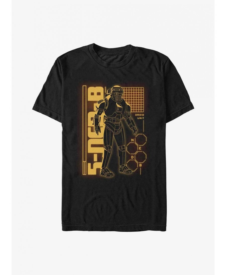 Limited Time Special Star Wars Obi-Wan Kenobi 5-Ned-B Droid T-Shirt $5.19 T-Shirts