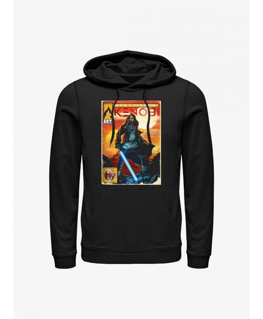 Absolute Discount Star Wars Obi-Wan Komically Kenobi Hoodie $12.57 Hoodies