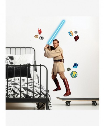 Low Price Star Wars Classic Obi-Wan Peel & Stick Giant Wall Decals $9.21 Decals