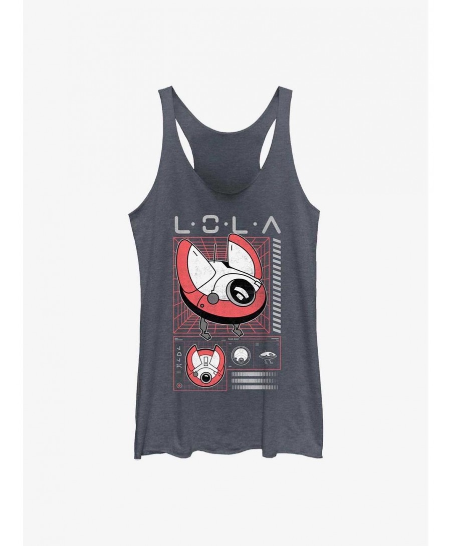 Low Price Star Wars Obi-Wan Kenobi Lola Schematic Girls Tank Top $8.88 Tops