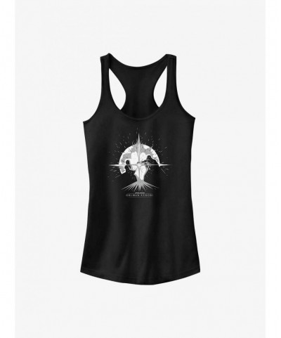 Discount Sale Star Wars Obi-Wan Kenobi Explosive Duel Girls Tank Top $8.19 Tops