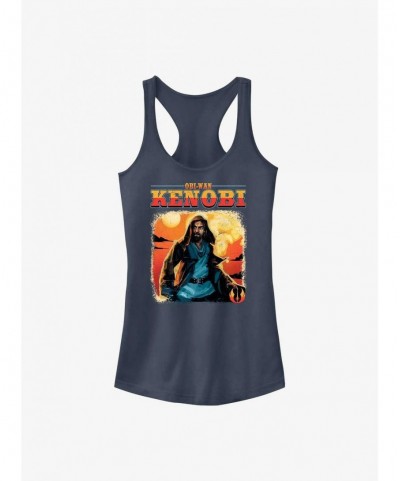 Bestselling Star Wars Obi-Wan Kenobi Western Kenobi Girls Tank $8.37 Tanks