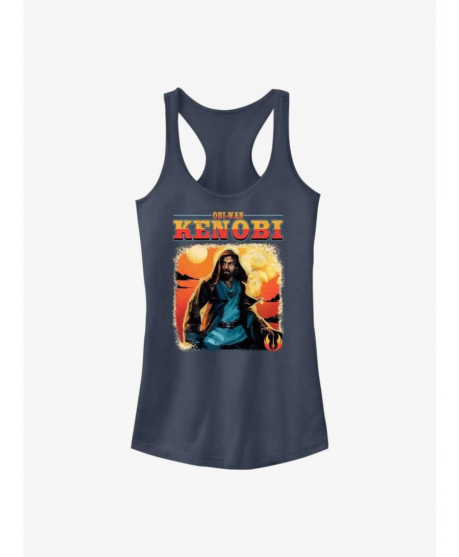 Bestselling Star Wars Obi-Wan Kenobi Western Kenobi Girls Tank $8.37 Tanks