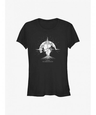 Exclusive Star Wars Obi-Wan Kenobi Explosive Duel Girls T-Shirt $5.58 T-Shirts