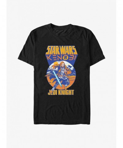 New Arrival Star Wars Obi-Wan Kenobi Jedi Knight T-Shirt $7.53 T-Shirts