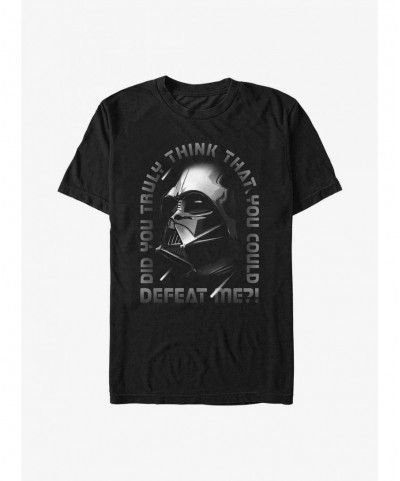 Clearance Star Wars Obi-Wan Kenobi Can't Beat Darth Vader T-Shirt $8.20 T-Shirts