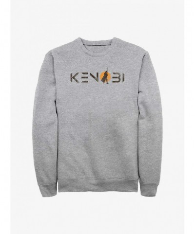 Big Sale Star Wars Obi-Wan Kenobi Single Sun Logo Sweatshirt $12.92 Sweatshirts