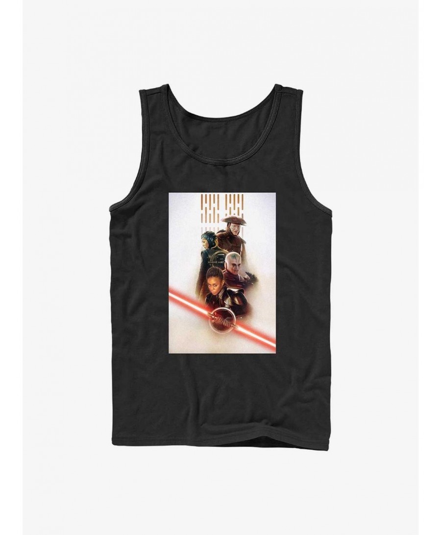 Festival Price Star Wars Obi-Wan Kenobi Character Poster Tank Top $6.10 Tops