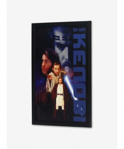 Value for Money Star Wars Obi-Wan Kenobi Multi-View Framed Wood Wall Decor $19.77 Décor