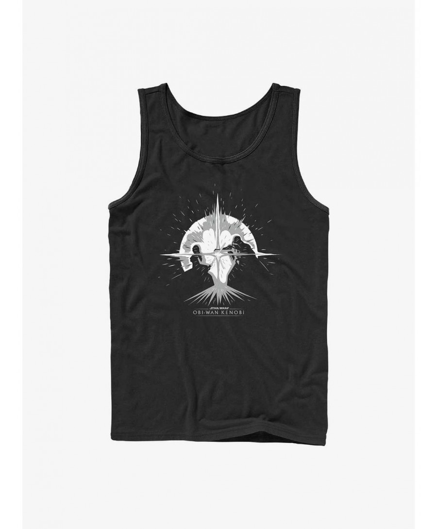 Festival Price Star Wars Obi-Wan Explosive Duel Graphic Tank $5.58 Tanks