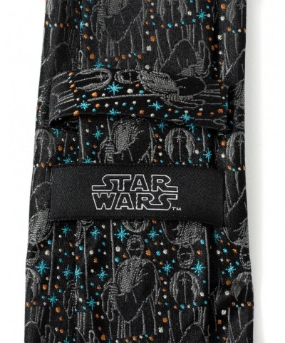 Exclusive Price Star Wars Obi Wan Kenobi Gray Men's Tie $17.96 Ties