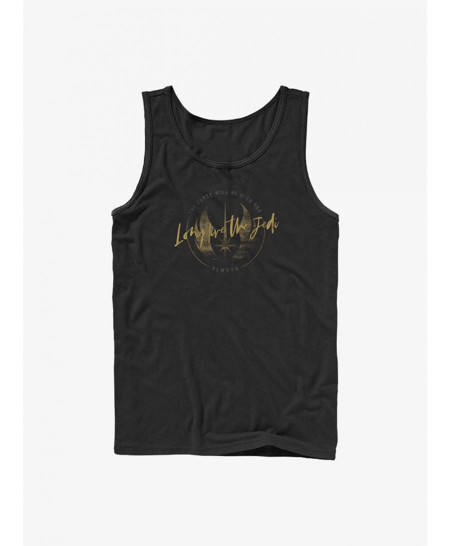 Limited Time Special Star Wars Obi-Wan Long Live Jedi Crest Tank $6.27 Tanks