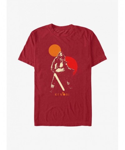 Exclusive Star Wars Obi-Wan Kenobi Two Suns Hero T-Shirt $8.37 T-Shirts