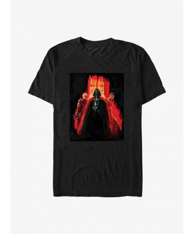 Exclusive Star Wars Obi-Wan Kenobi Vader Crew Painting T-Shirt $7.03 T-Shirts