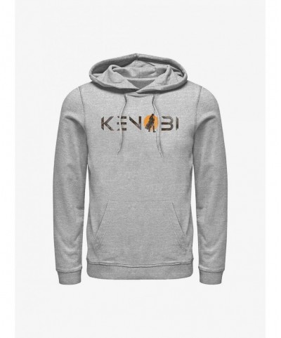 Cheap Sale Star Wars Obi-Wan Kenobi Single Sun Logo Hoodie $13.51 Hoodies