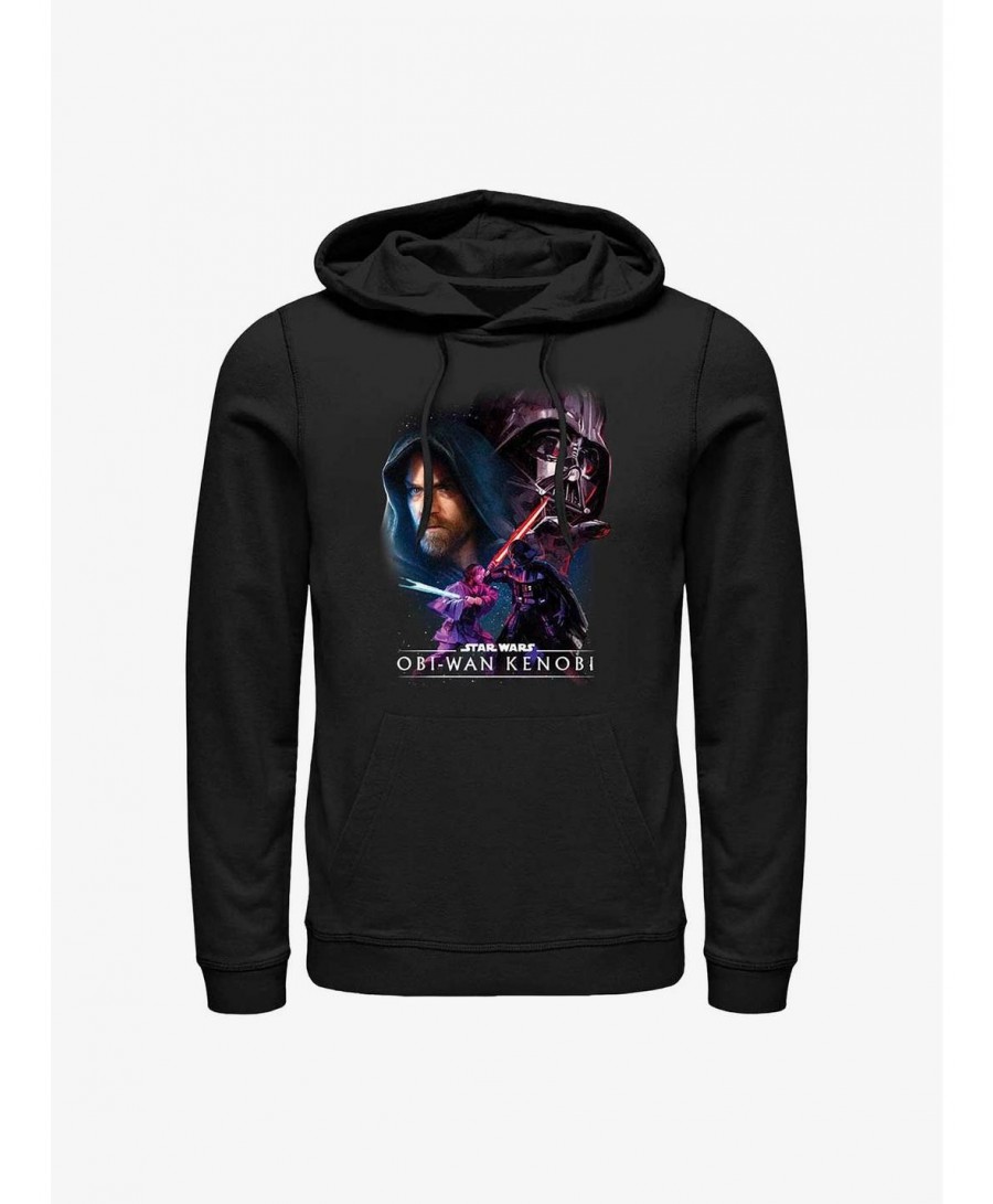 Absolute Discount Star Wars Obi-Wan Big Face Off Hoodie $11.31 Hoodies