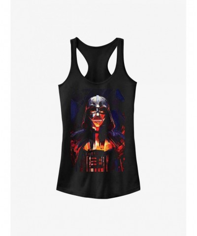 Limited Time Special Star Wars Obi-Wan Kenobi Vader Paint Girls Tank Top $8.19 Tops