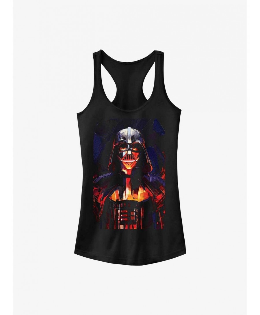 Limited Time Special Star Wars Obi-Wan Kenobi Vader Paint Girls Tank Top $8.19 Tops