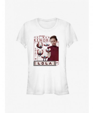 Absolute Discount Star Wars Obi-Wan Kenobi Lola Girls T-Shirt $5.23 T-Shirts