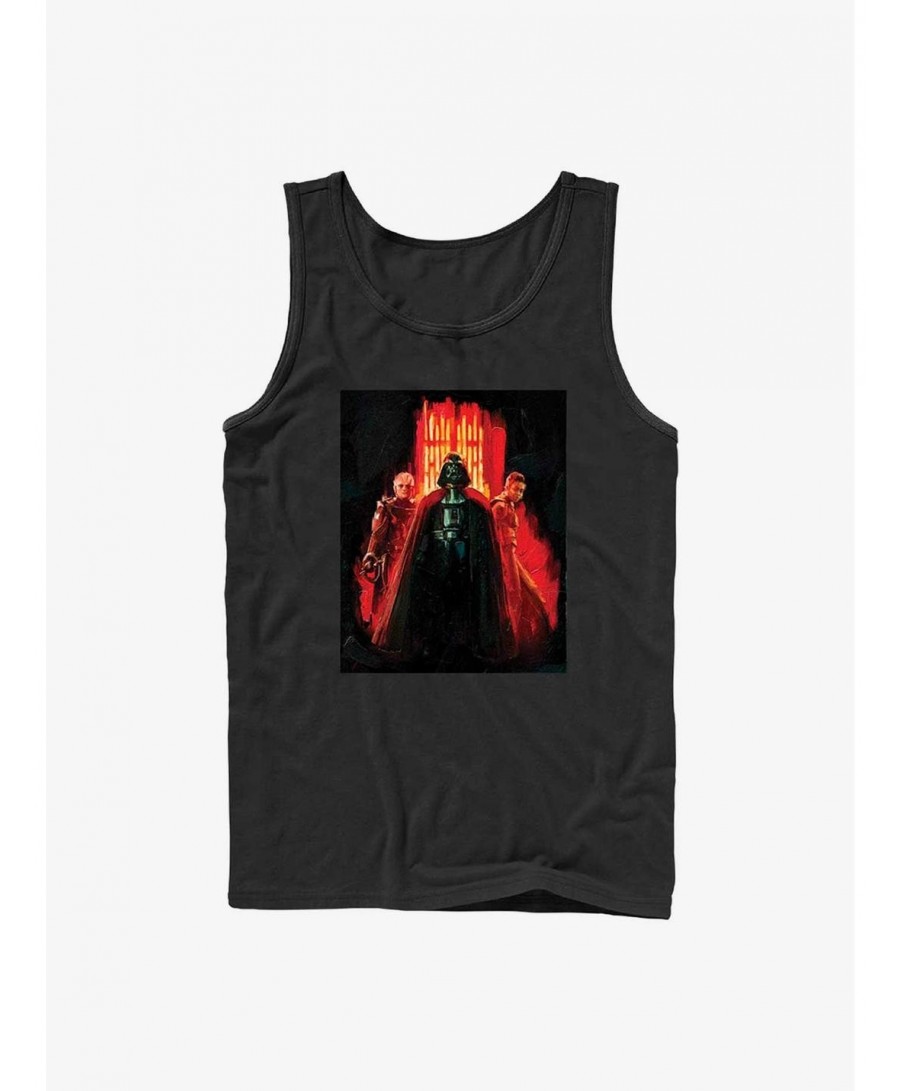 Discount Star Wars Obi-Wan Kenobi Vader Crew Painting Tank Top $7.49 Tops