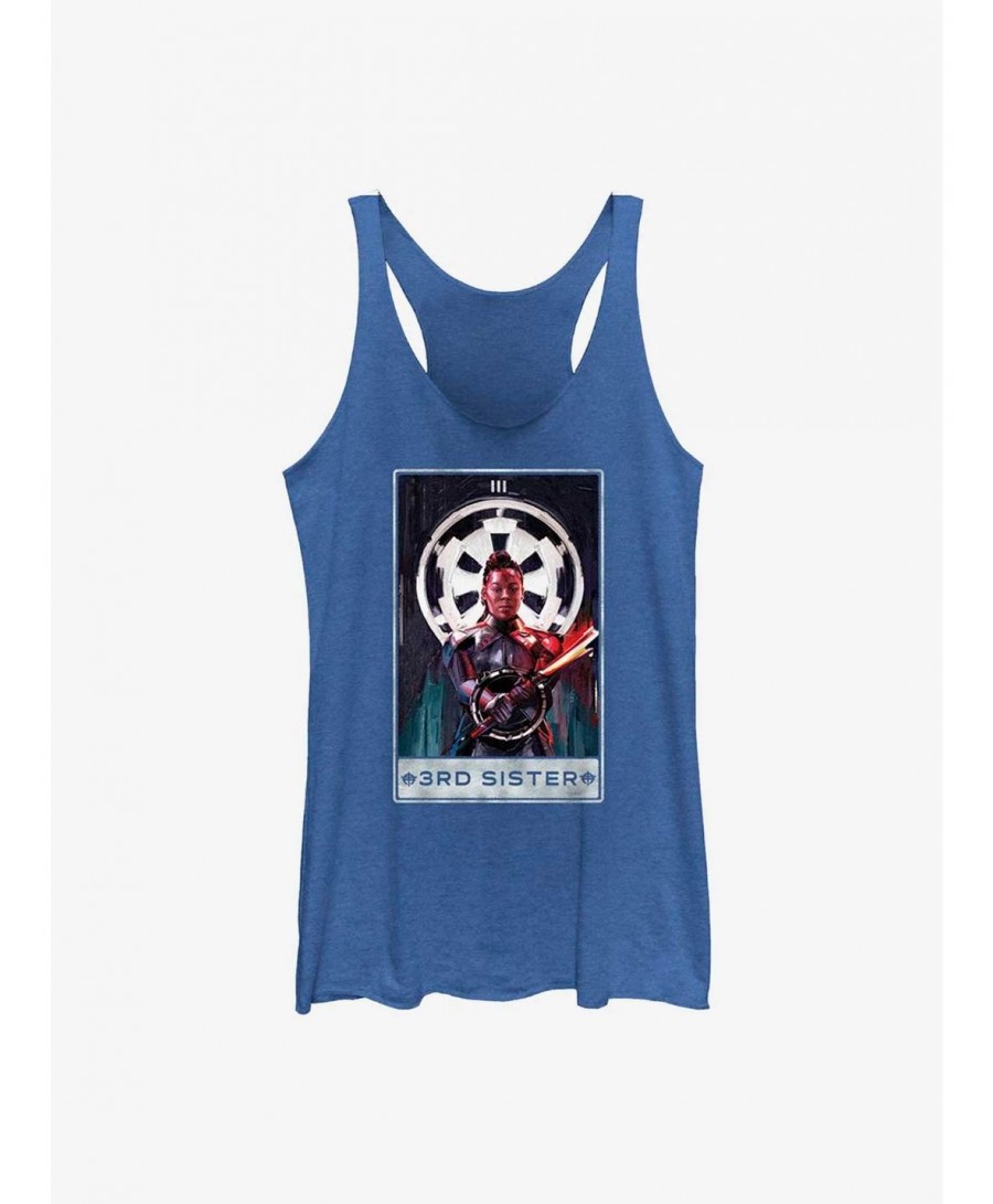 Unique Star Wars Obi-Wan Kenobi Sister Tarot Card Girls Tank Top $7.80 Tops