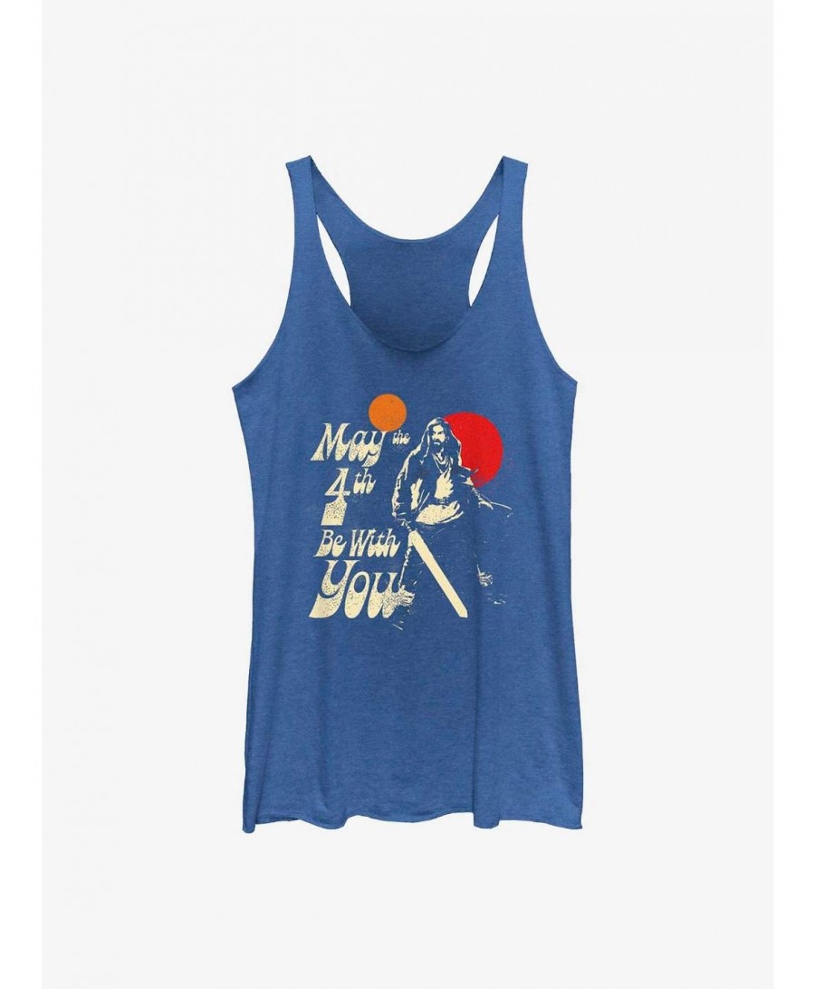 Best Deal Star Wars Obi-Wan Kenobi May Fourth Girls Tank $7.07 Tanks