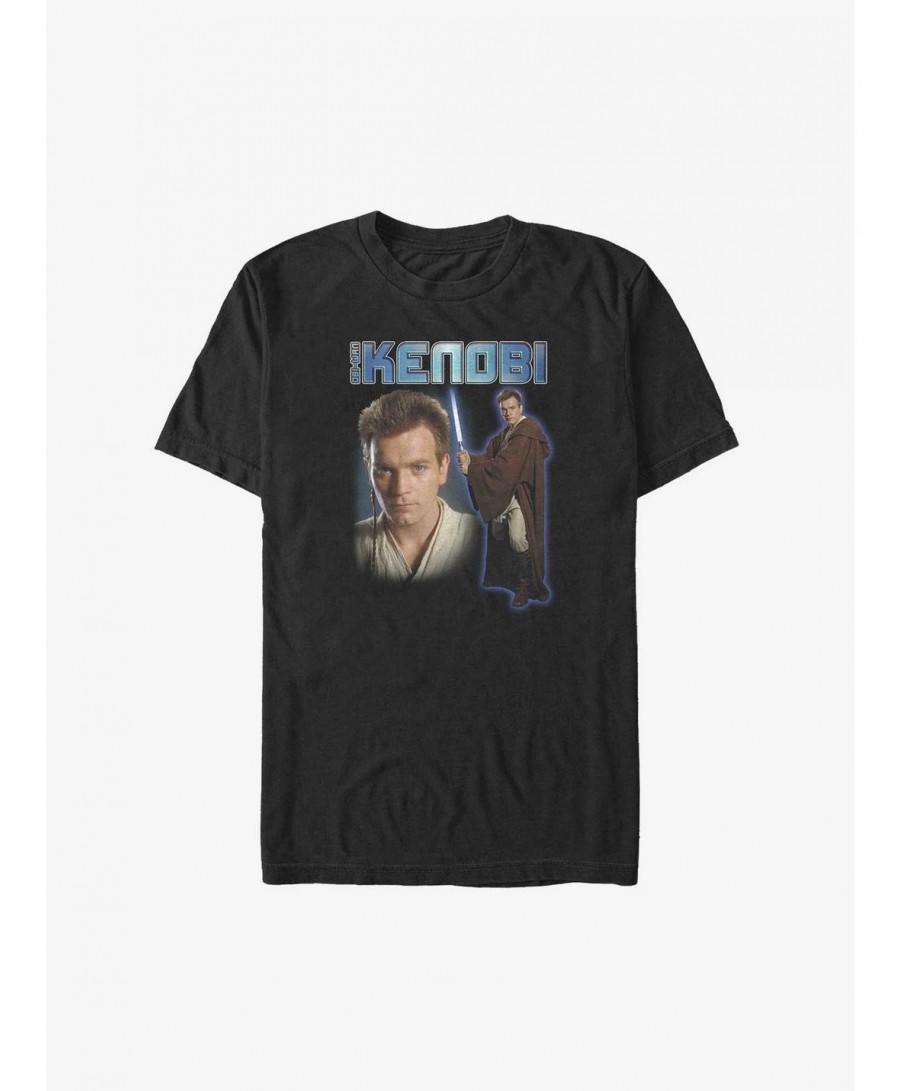 Sale Item Star Wars Obi-Wan Kenobi Big & Tall T-Shirt $7.33 T-Shirts