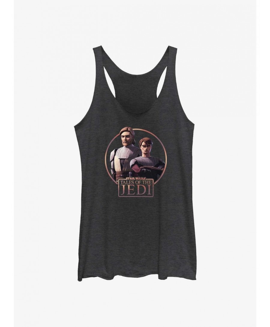 Discount Star Wars: Tales of the Jedi Obi-Wan Kenobi and Anakin Skywalker Girls Tank $5.44 Tanks