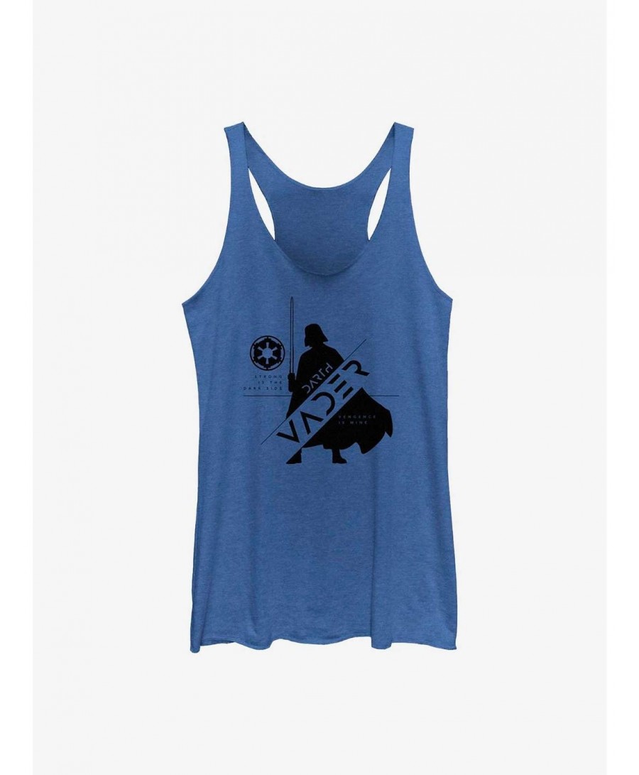 Premium Star Wars Obi-Wan Kenobi Vader Silhouette Girls Tank $5.62 Tanks